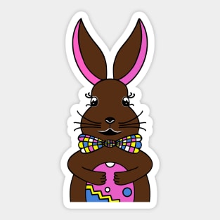 CUTE Easter Bunny Egg Sticker